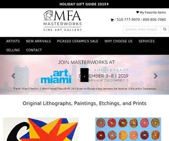 Masterworksfineart.com(Original Lithographs) Screenshot