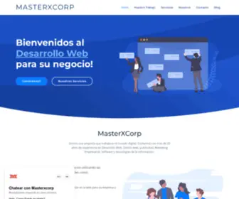 Masterxcorp.cl(Desarrollo Web) Screenshot