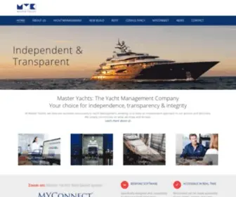 Masteryachts.com(Master Yachts) Screenshot