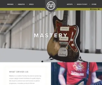 Masterybridge.com(Guitar Bridges) Screenshot