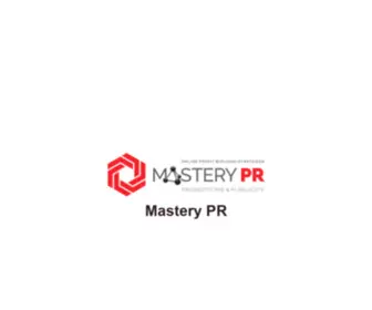 Masterypr.com(Masterypr online profit building strategies) Screenshot