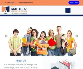 Masterzedu.com(Grand Masterz Education) Screenshot