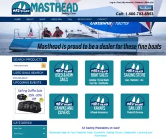 Mastheadsailinggear.com(Used Sails) Screenshot