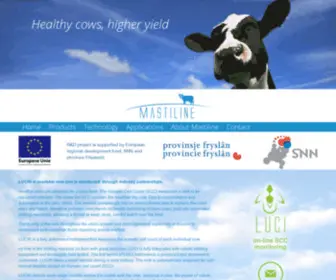 Mastiline.com(Healthy cows) Screenshot