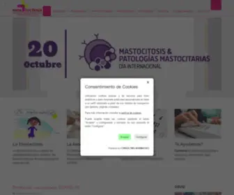 Mastocitosis.com(Inicio) Screenshot