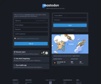 Mastodon.org.uk(Nginx) Screenshot