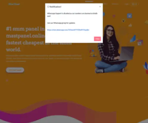 Mastpanel.online(#1 SMM PANEL) Screenshot