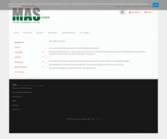 Mastrade.de(MAS Trade GmbH: Großhändler für Mobilfunk und Handy Ersatzteile in Dortmund) Screenshot
