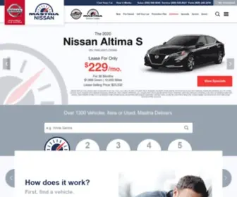 Mastrianissan.com(Nissan second hand cars MA) Screenshot