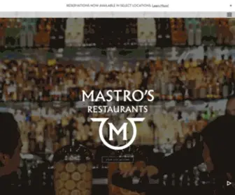Mastrosrestaurants.com(Classic Steakhouses and Ocean Club Seafood in the US) Screenshot