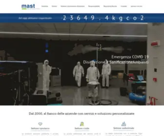 Mastspa.com(Mast spa) Screenshot