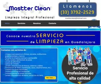 Mastter-Clean.com(Inicio) Screenshot