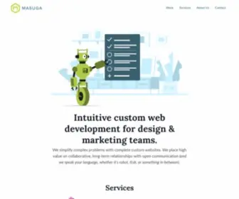 Masugadesign.com(Intuitive Custom Web Development) Screenshot