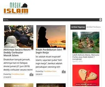 Masuk-Islam.com(Situs Pendidikan Islam No#1) Screenshot