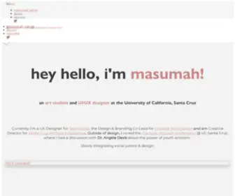 Masumah.online(Ui/ux designer) Screenshot