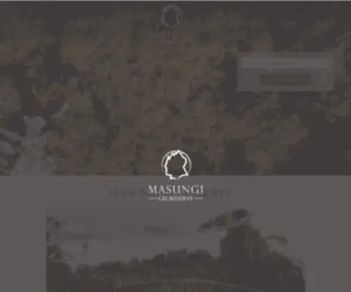 Masungigeoreserve.com(The masungi georeserve) Screenshot
