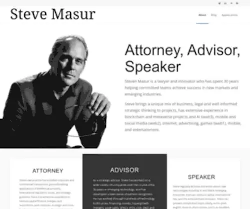 Masur.com(Business lawyers) Screenshot