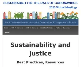 Masustainablecommunities.com(Site for Sustainable Communities and Campuses conference) Screenshot