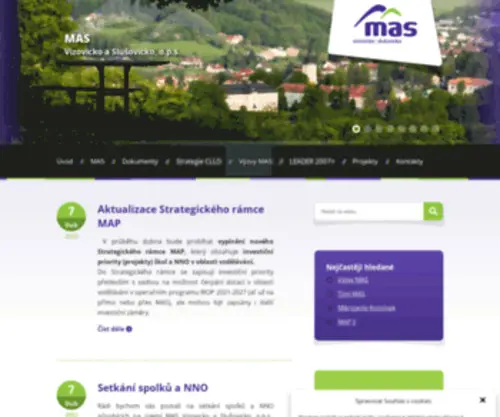 Masvas.cz(MAS Vizovicko a Slušovicko) Screenshot