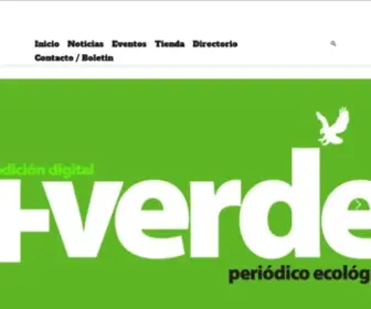 Masverdedigital.com(Verde Periódico Ecológico Portal de Noticias ecológicas) Screenshot