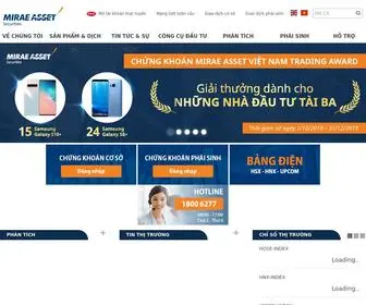 Masvn.com(Mirae Asset Securities (Vietnam) JSC) Screenshot