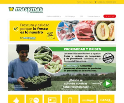 Masymas.com(Supermercados masymas) Screenshot