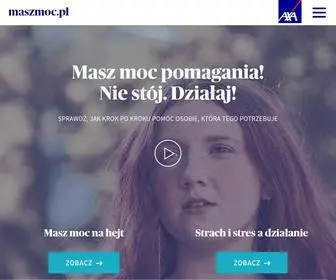 Maszmoc.pl(Uniqa (AXA)) Screenshot