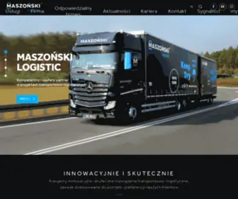 Maszonski.pl(Maszoński Logistic Sp) Screenshot