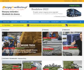 Maszynydlameblarstwa.pl(Obrabiarki do drewna) Screenshot