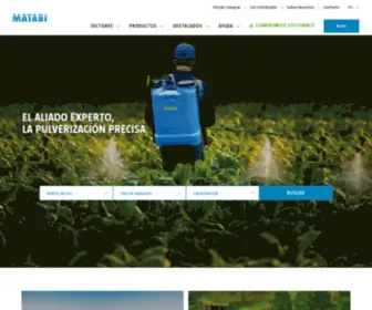 Matabi.com(Pulverizadores matabi. Soluciones de pulverización para el cuidado de plantas) Screenshot