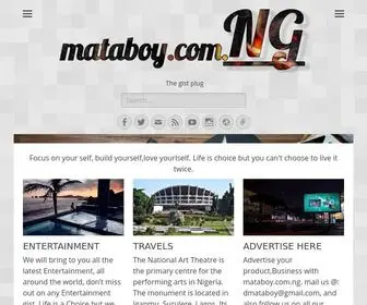 Mataboy.com.ng(The gist plug) Screenshot