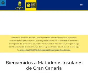 Mataderograncanaria.com(Mataderos Insulares de Gran Canaria) Screenshot