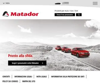 Matador-Pneumatici.it(Pronto alla sfida) Screenshot