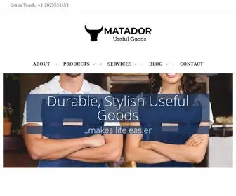 Matadorusefulgoods.com(Matador Useful Goods) Screenshot