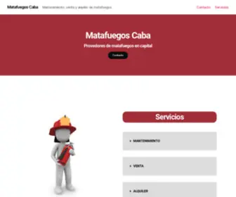 Matafuegoscaba.com(Proveedores de matafuegos en Caba) Screenshot