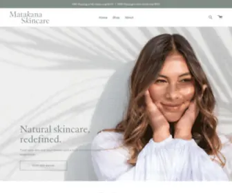 Matakana-Skincare.co.nz(Matakana Skincare) Screenshot