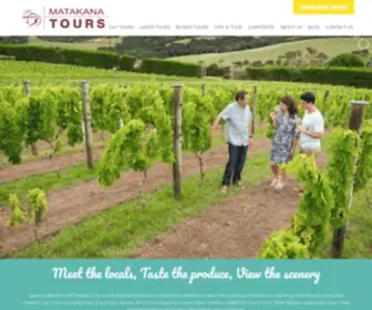 Matakanatours.co.nz(Matakana Tours) Screenshot