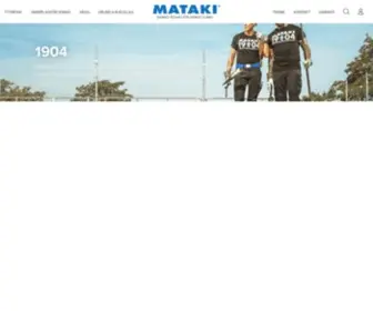 Mataki.se(Takpapp och tätskiktsmembran till tak och byggnader) Screenshot