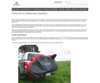 Matamatasaddlery.co.nz(Matamata Saddlery) Screenshot