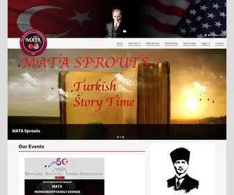 Matamd.com(Maryland American Turkish Association) Screenshot