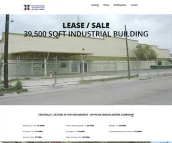 Matamoros.com(Ramirez Industrial Park Maquila Building sale or lease) Screenshot