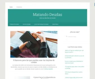 Matandodeudas.com(Matando Deudas) Screenshot