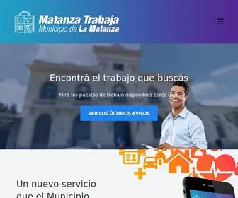Matanzatrabaja.com.ar(Portal de Empleo del Municipio de La Matanza) Screenshot