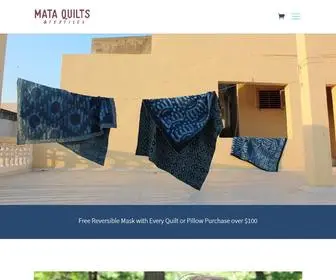 Mataquilts.com(MATA QUILTS) Screenshot