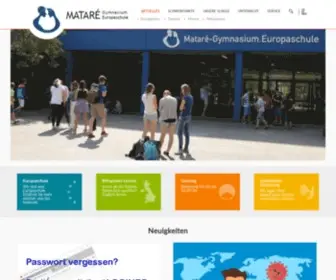 Matare.de(Mataré Gymnasium Europaschule Meerbusch) Screenshot