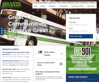 Matatransit.com(MATA Transit) Screenshot