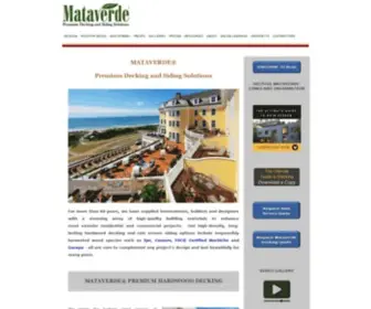 Mataverdedecking.com(Ipe Decking) Screenshot