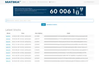 Matbea.net(Find out to whom the bitcoins belonged) Screenshot