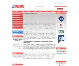 Matbud.eu(MATBUD Materiały Budowlane) Screenshot