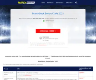 Match-Bonus-Code.co.uk Screenshot